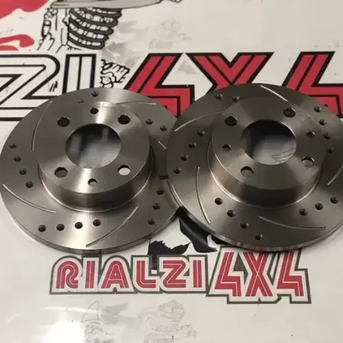 Coppia dischi freno anteriori BAFFATI/FORATI panda prima serie