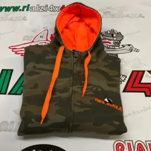Felpa Rialzi 4x4 Mimetica Verde