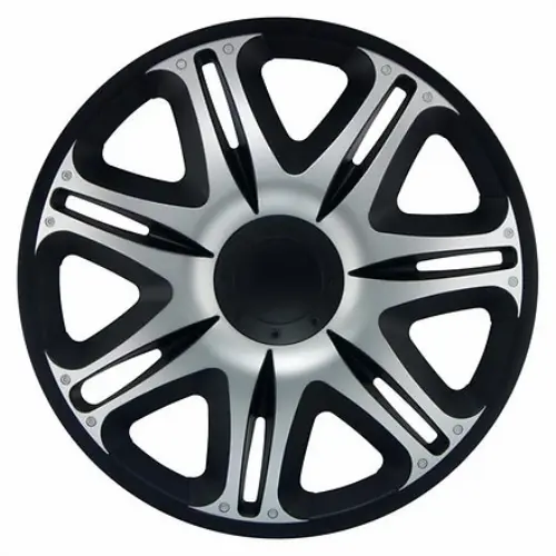 Copricerchi 16″ Nascar Silver Black