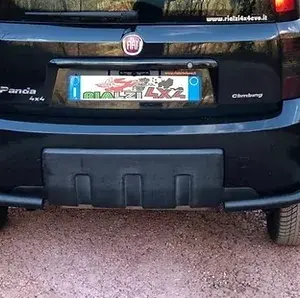 Protezioni posteriori angolari inox panda 4x4 seconda serie Ø 50mm