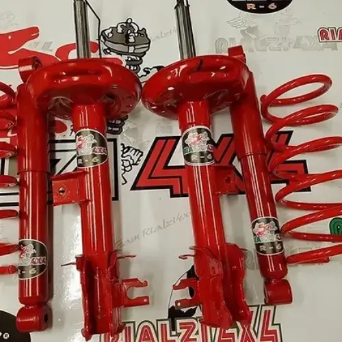 Kit completo panda 4×4/cross ultima serie da 2013 altezza 4 cm / A MOLLA