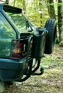 Cancelletto porta tanica e ruota di scorta panda 4x4 prima serie