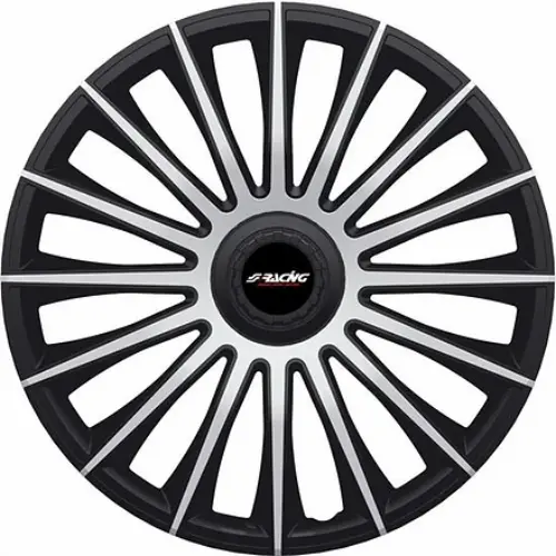 Copricerchi 15″ Austin Silver Black
