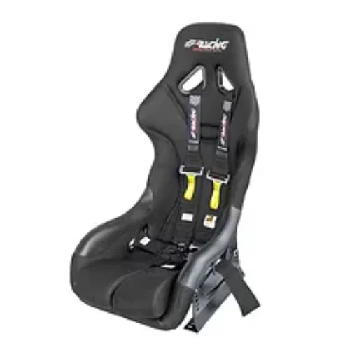 Kit omologato FIA completo di sedile con staffa e cintura nera