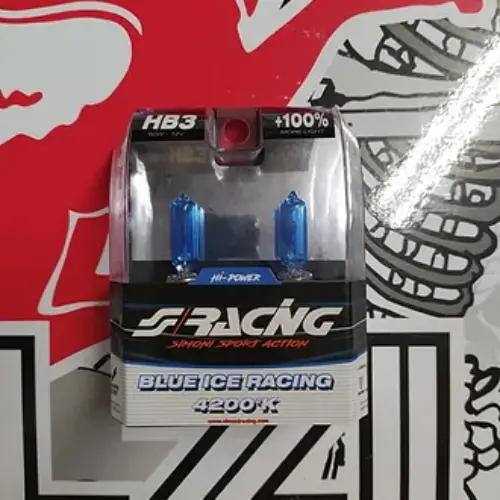 Kit 2 Lampadine Blue Ice Racing, attacco HB3