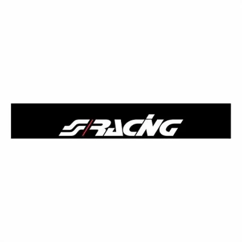 Fascia parasole nera 150×24 cm